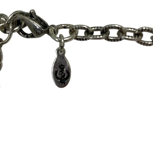 Premier Designs Necklace and Earrings Set Silver Tone Flower Jewelry Chain Set - Picture 8 of 11